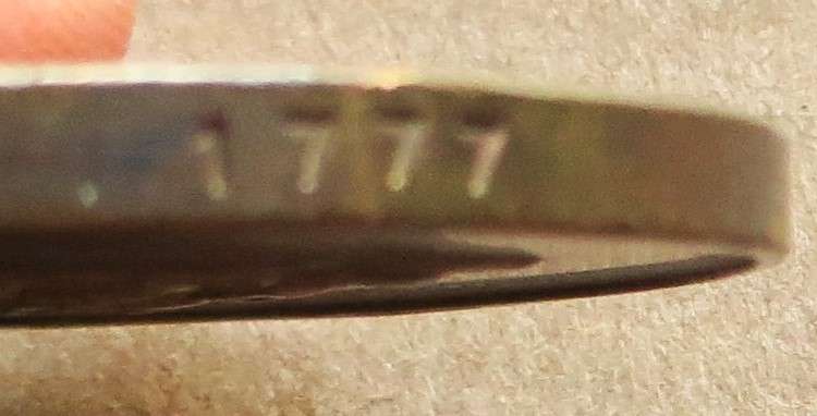John Chard Medal #1777 - Low Number Full Size