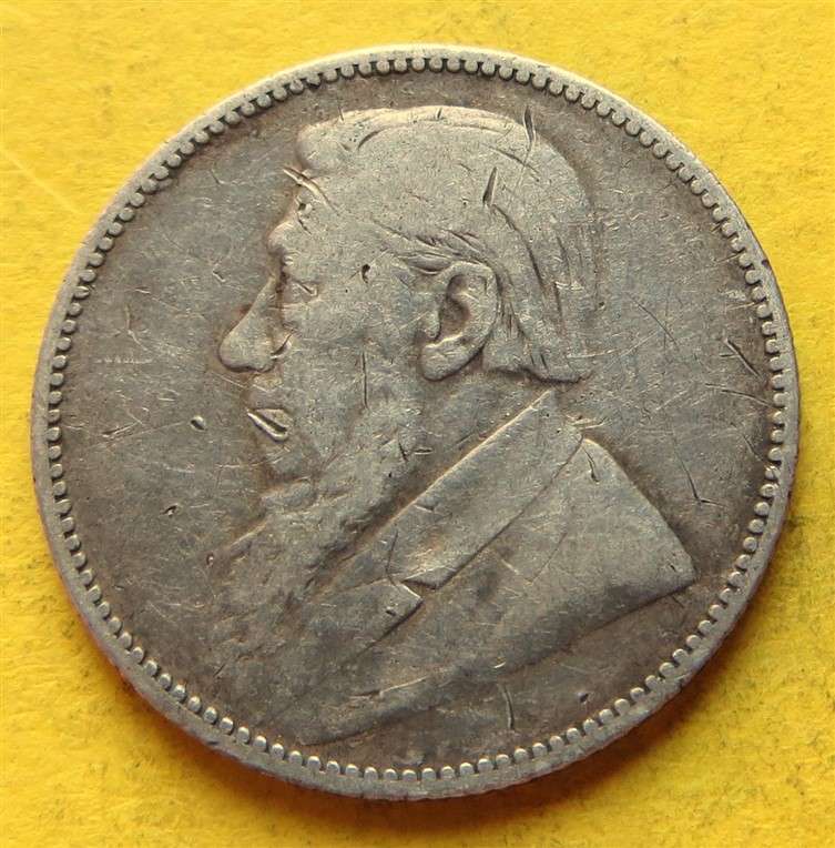 1894 ZAR 0.925 Silver 1/ Shilling Pence Coin
