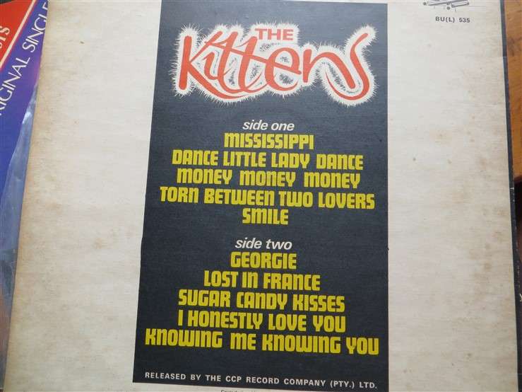 The Kittens - Vintage Vinyl LP - VG