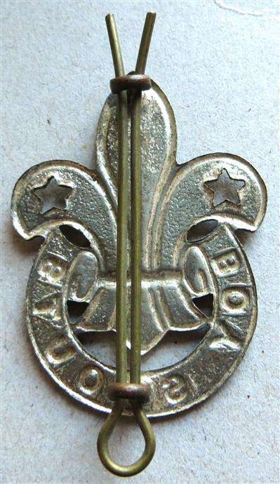 Large Vintage Boy Scout Cap Badge