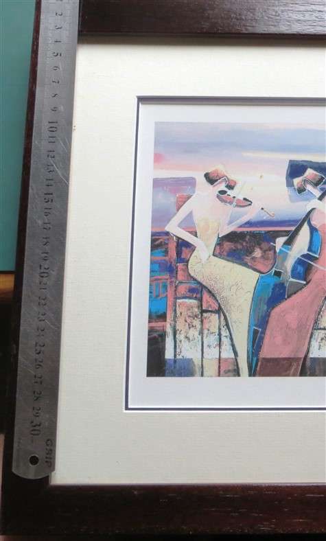 Artist signed Print - Framed with Glass