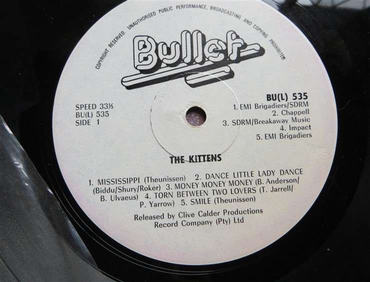 The Kittens - Vintage Vinyl LP - VG