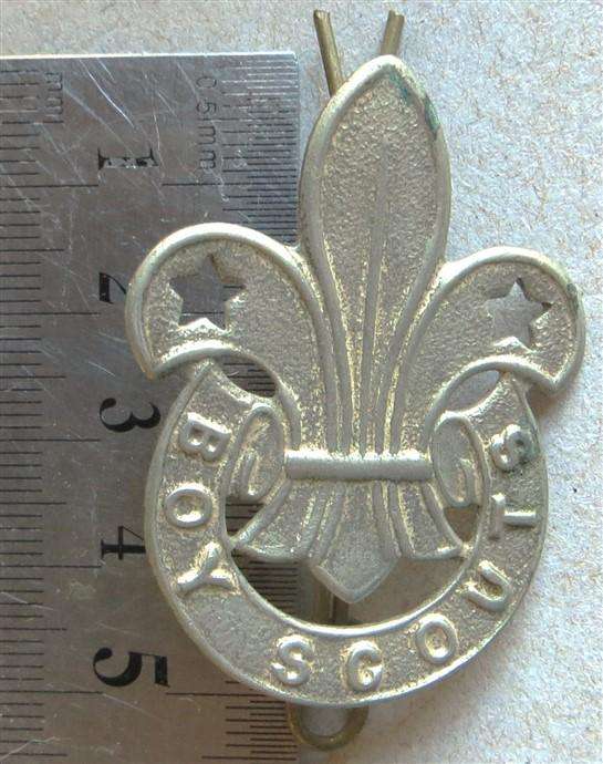 Large Vintage Boy Scout Cap Badge