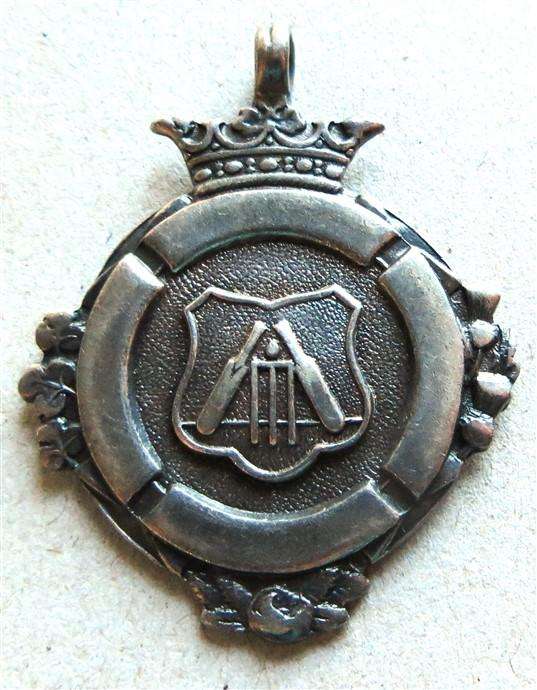 1928 Silver Hallmarked Cricket Medal - St Mary's CC