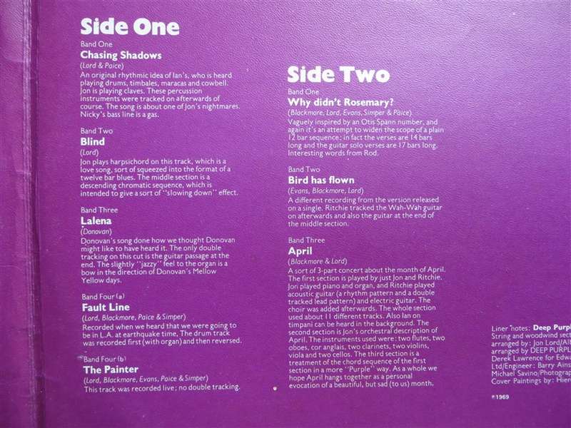 Deep Purple  - Vintage Vinyl LP VG