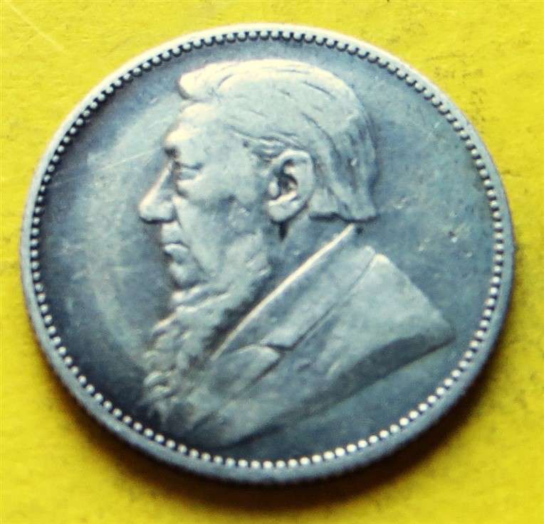 1894 ZAR 0.925 Silver 1/ Shilling Pence Coin