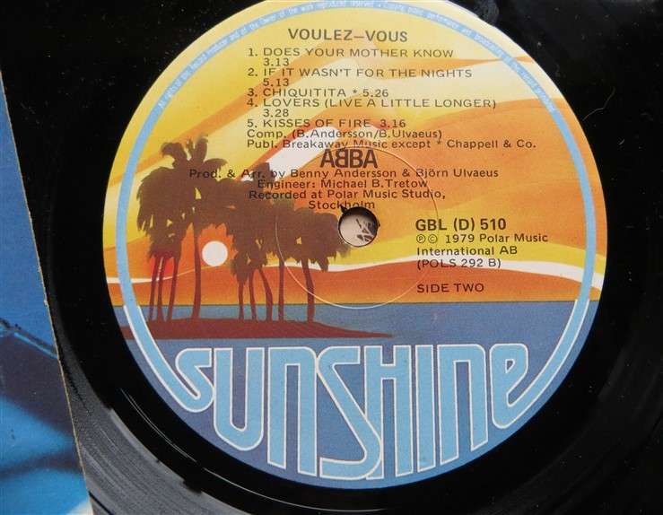 ABBA - Voulez Vous - Vintage Vinyl LP - VG