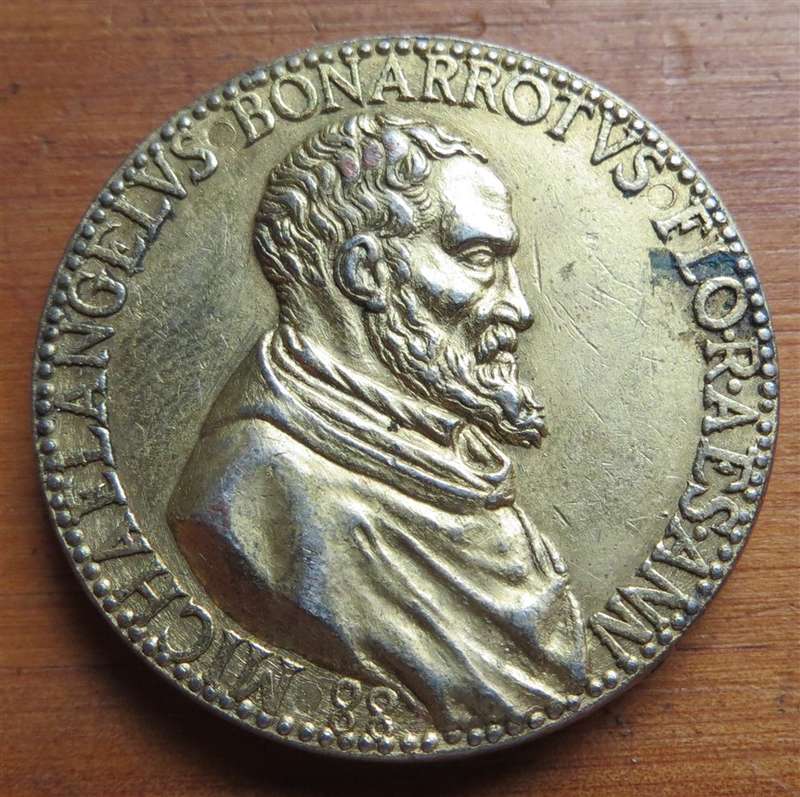 1975 Restrike of 1561  88th Birthday Michelangelo Medallion