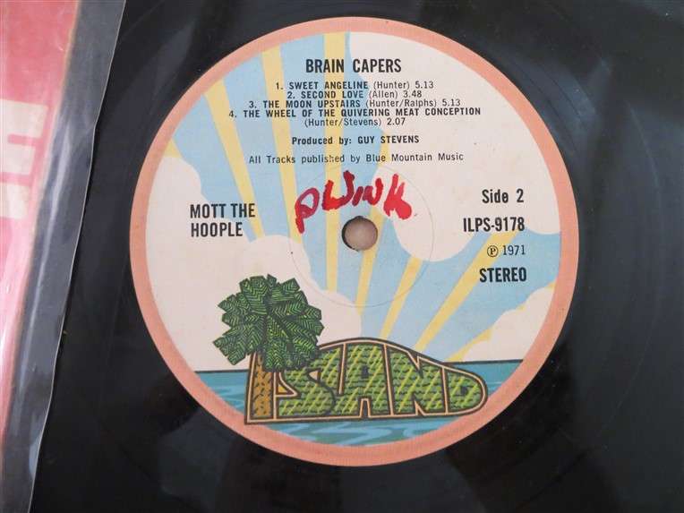 Mott the Hoople - Brain Capers Vintage Vinyl LP - VG