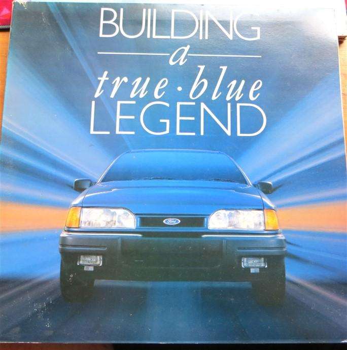 Vintage LP - Ford - Building a rue Blue Legend - Sapphire Launch
