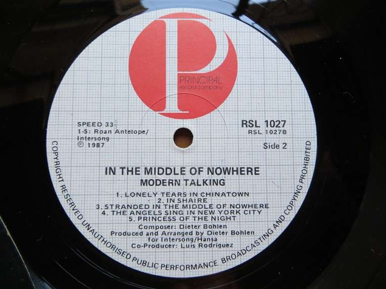Modern Talking 4th Album Vintage Vinyl LP - VG+