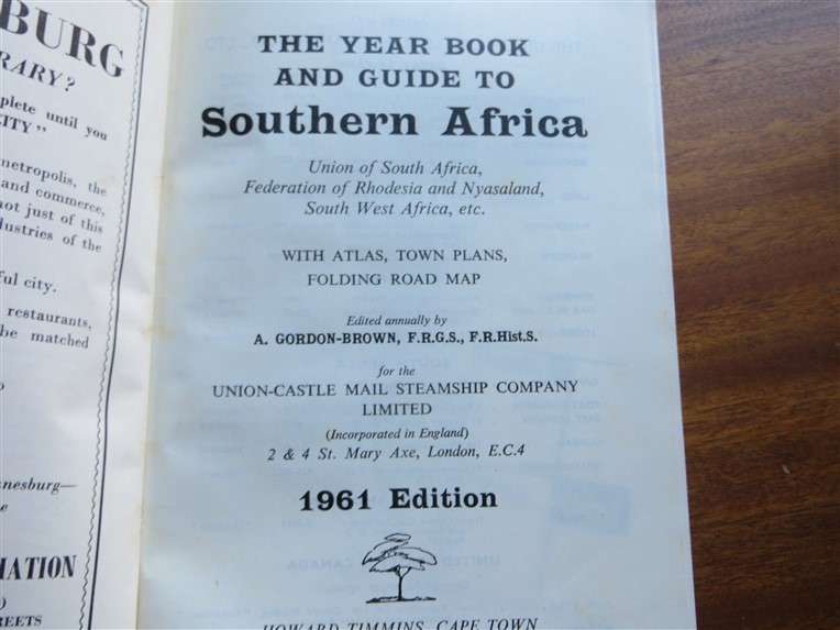 1961 -  The Castle Union Line - Guide to South Africa