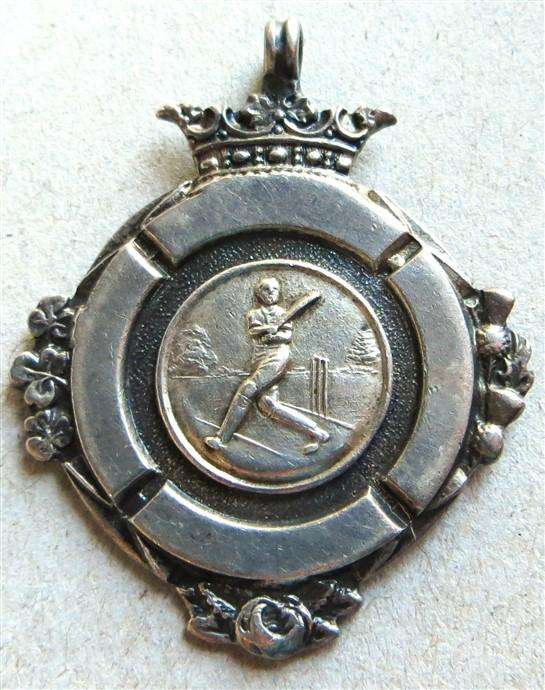 1929 Silver Hallmarked Cricket Medal - St Mary's CC