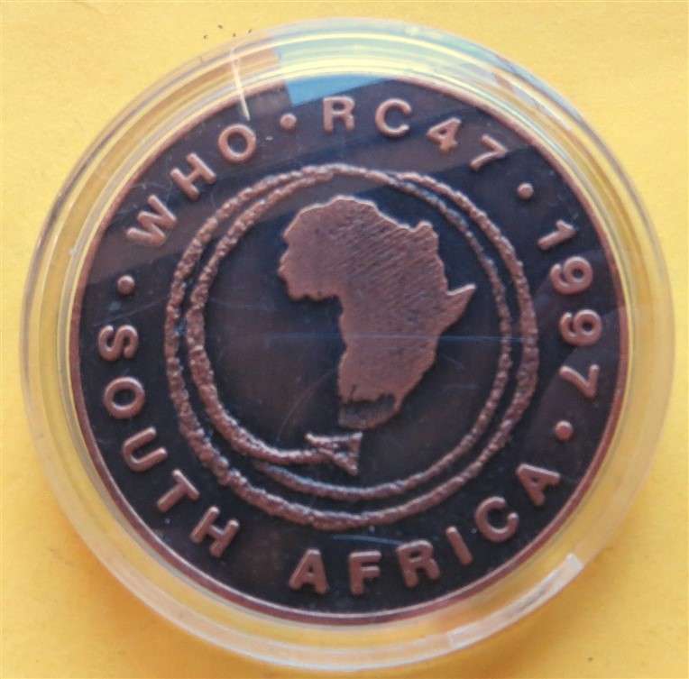 1997 World Health Organisation South Africa Medallion RC47