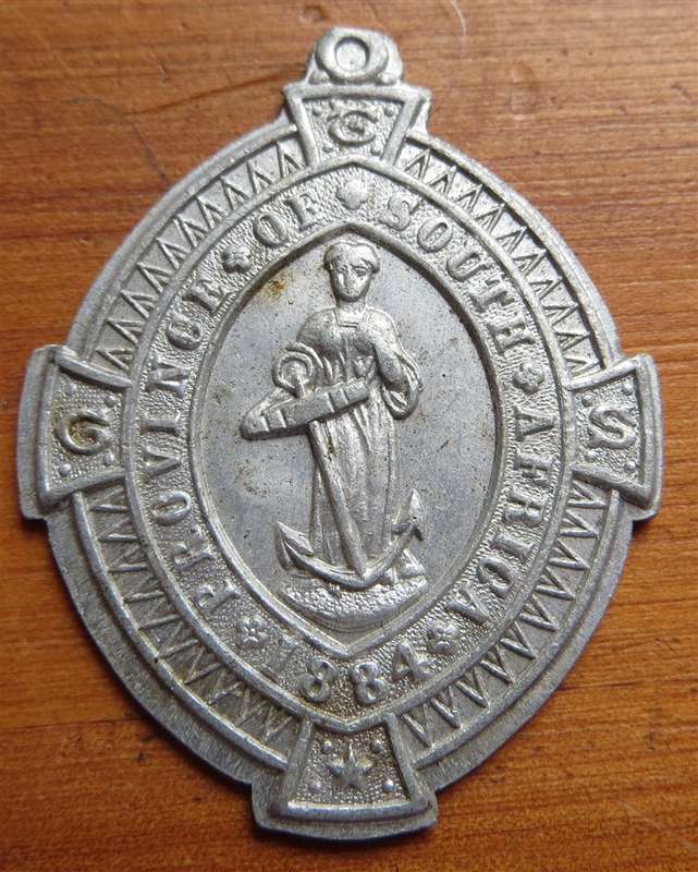 Unknown 1884 Province of South Africa Pendant/Badge
