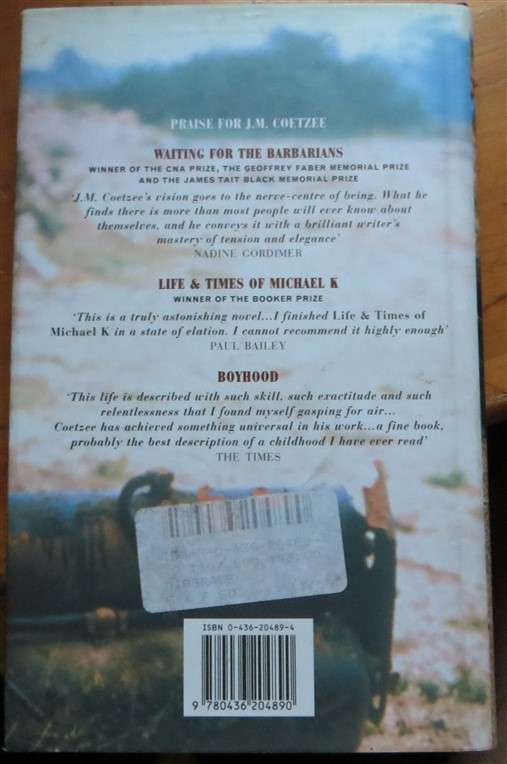 J.M Coetzee - Disgrace - Hardcover 1999