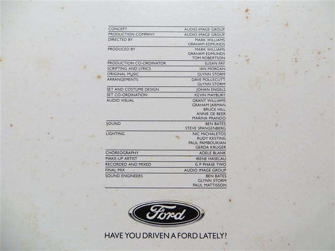 Vintage LP - Ford - Building a rue Blue Legend - Sapphire Launch