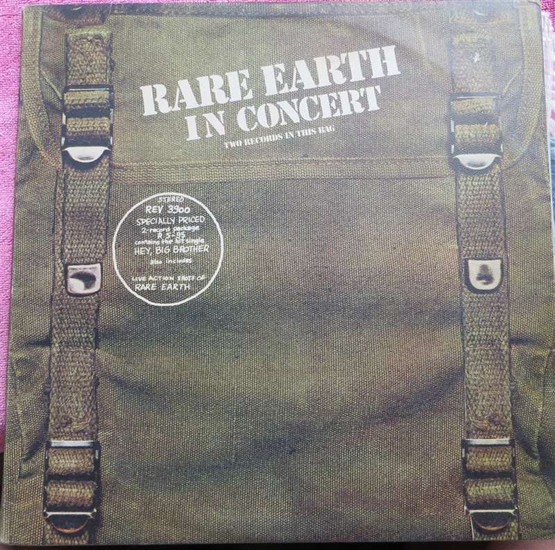 Rare Earth - In Concert - Vintage Vinyl LP VG