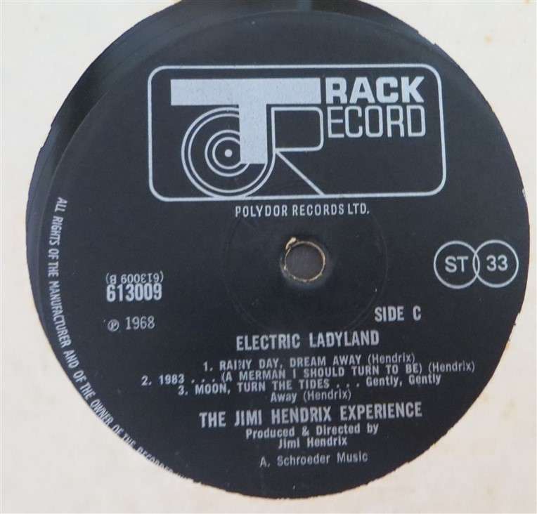 Jimi Hendrix - Electric Ladyland Vintage Vinyl LP - VG/ cover is poor