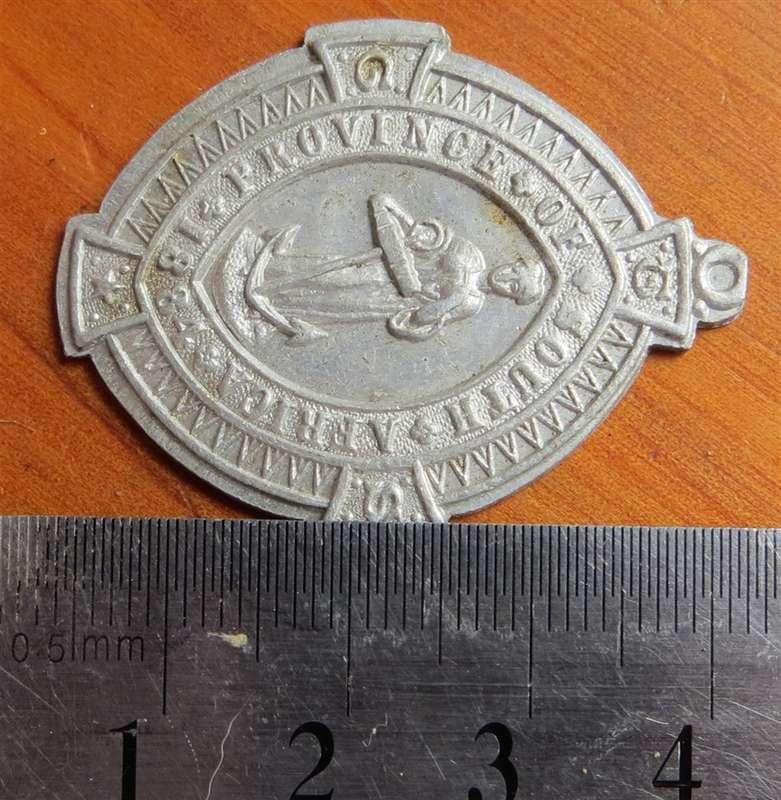 Unknown 1884 Province of South Africa Pendant/Badge