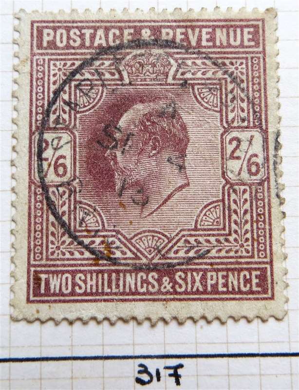 1911-13 Great Britain SG 315/316/317 2/6 Shillings Somerset House