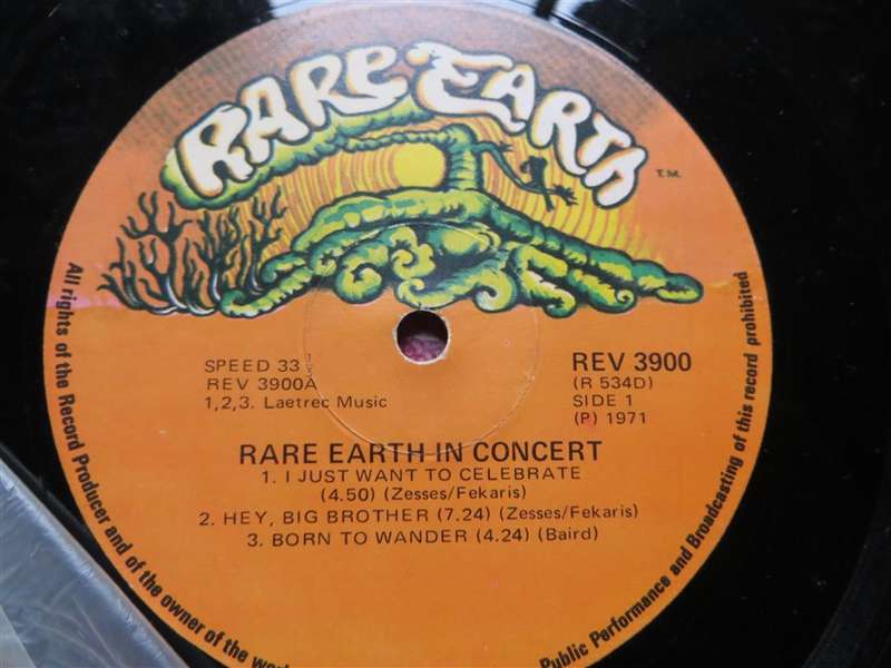 Rare Earth - In Concert - Vintage Vinyl LP VG