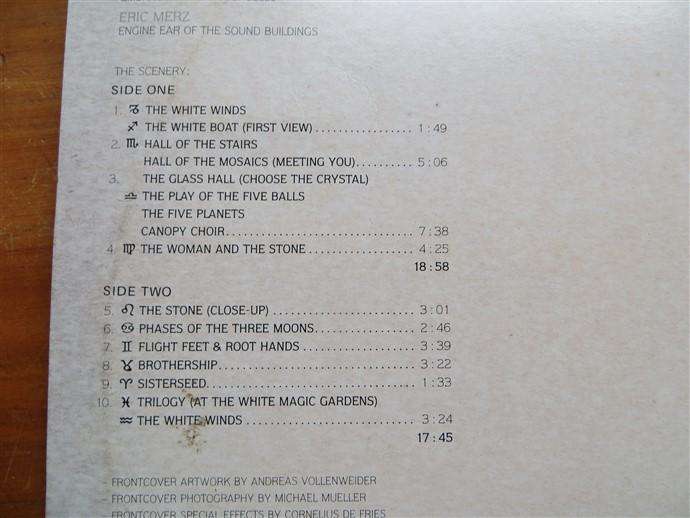 Vintage LP - Andreas Vollenweider - White Winds