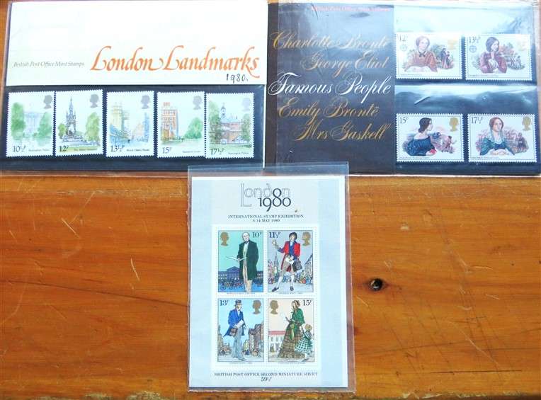 2 x GB Mint Stamp Set Packs + London Minisheet - 1 Bid for All