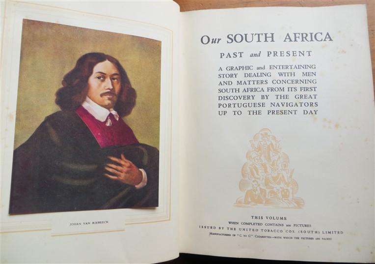 Our South Africa Past & Present Cigarette Cards in Album - Complete