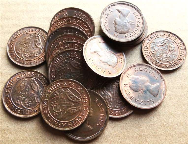 20 x 1955 1/4d Farthings  UNC/AUNC Judge Grade - Bid per Coin to take All