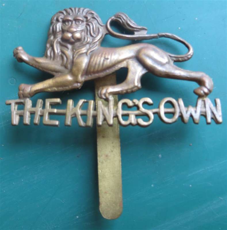 The King's Own Lancaster Regiment Slider Cap Badge