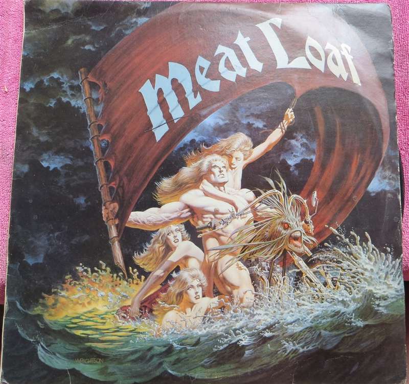Meat Loaf Dead Ringer + free copy of Bat out of hell no cover - Vintage Vinyl LP VG