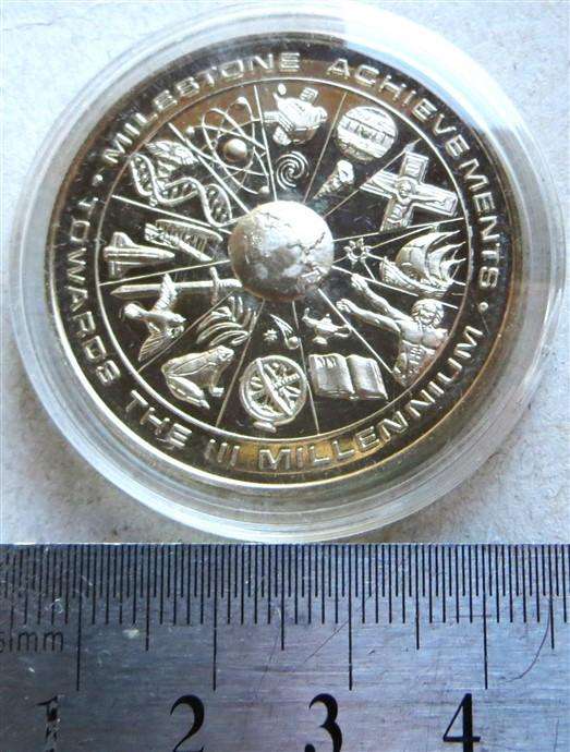2016 Milestone Achievments Medallion - BCF 50th Crown Size in Capsule