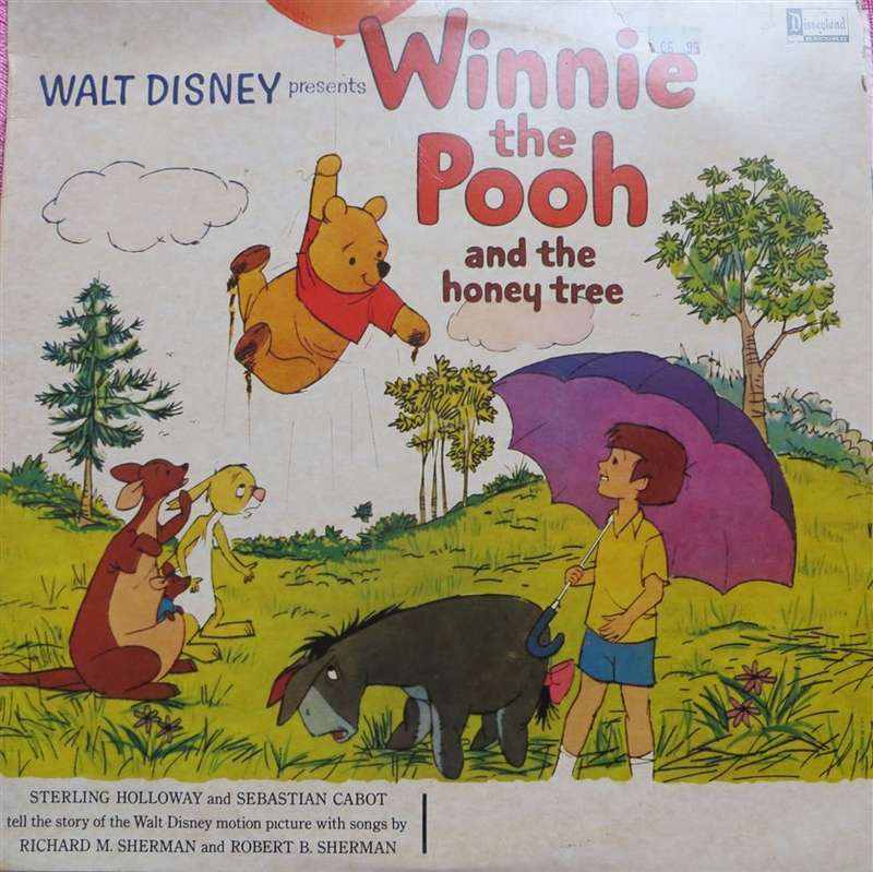 Winnie the Pooh - Walt Disney - Vintage Vinyl LP VG