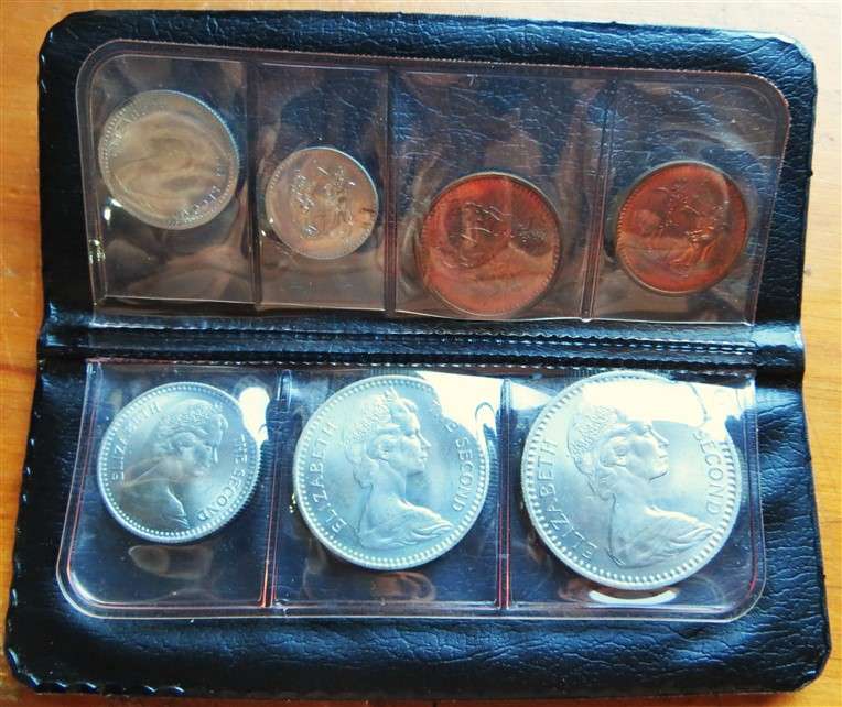 Coins of Rhodesia Folder UNC Set