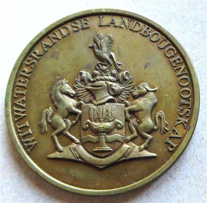 1989 Witwatersrand Landbounootskap Medallion - Rand Show Award for Part Arab Horse