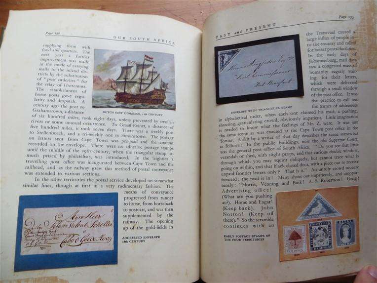 Our South Africa Past & Present Cigarette Cards in Album - Complete