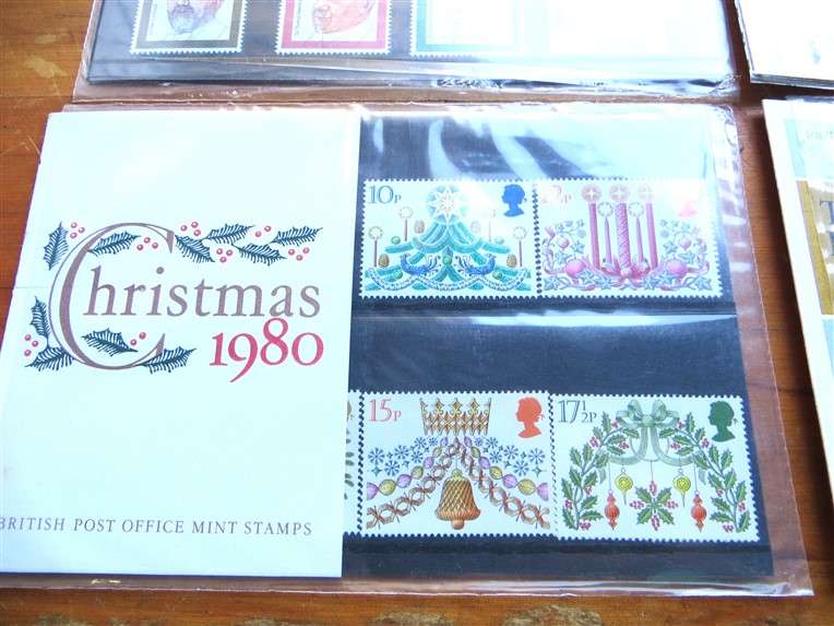 4 x GB Mint Stamp Set Packs  - 1 Bid for All