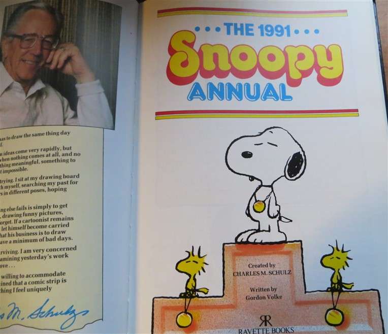 Snoopy Annual - Charles M Schultz - Hardcover  - 1991