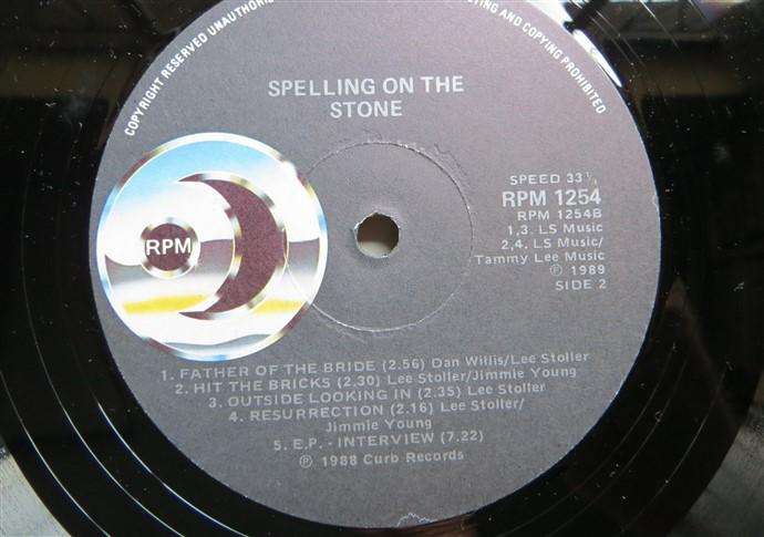 Vintage LP - Spelling on the Stone