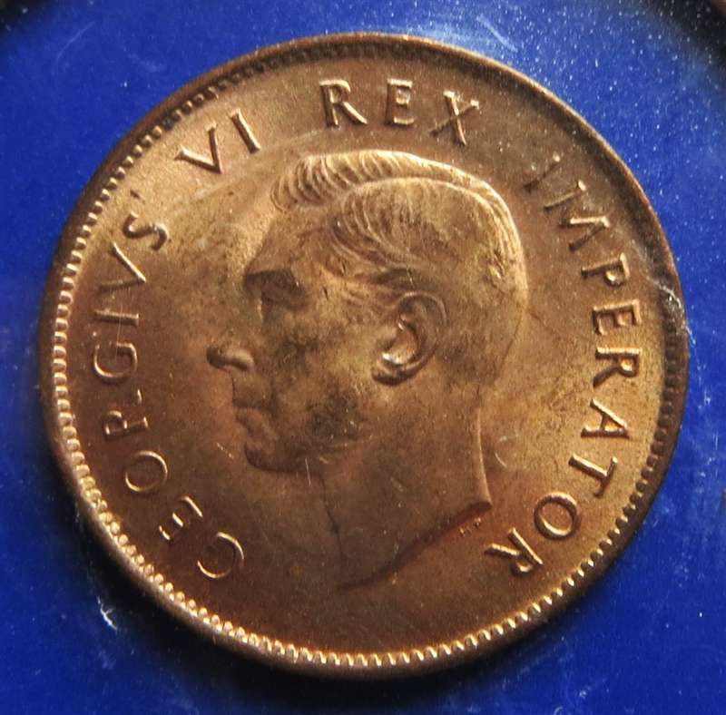 1943 Union Quarter Penny 1/4d Farthing
