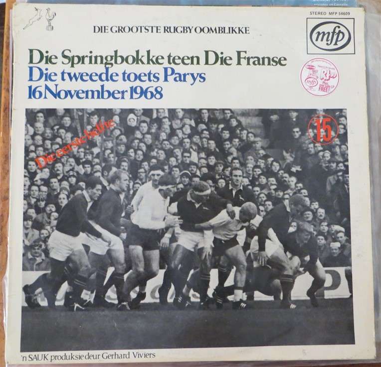 1968 Die Springbokke teen die Franse Vintage Vinyl LP - VG