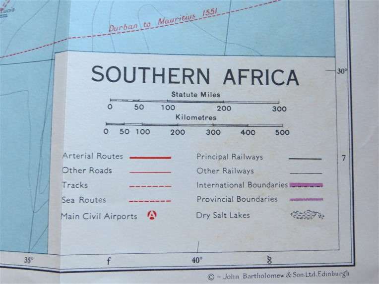 1963 - The Castle Union Line - Guide to South Africa with SHELL map & SA Route Map