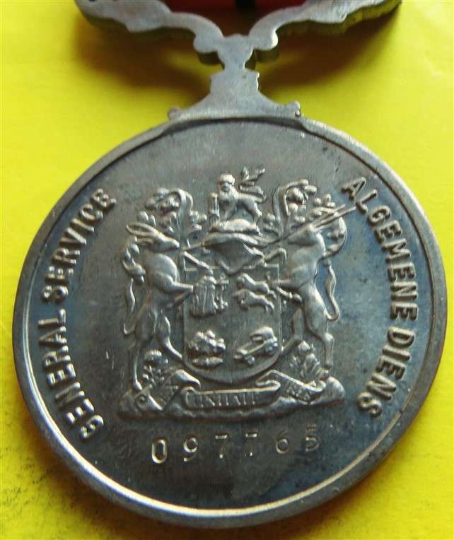 SADF General Service Full Size Medal #097765