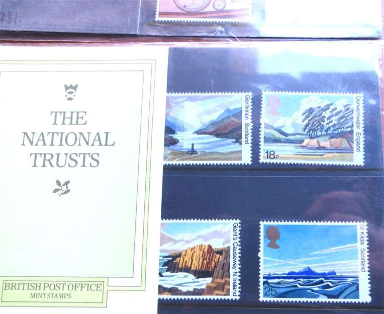 4 x GB Mint Stamp Set Packs  - 1 Bid for All