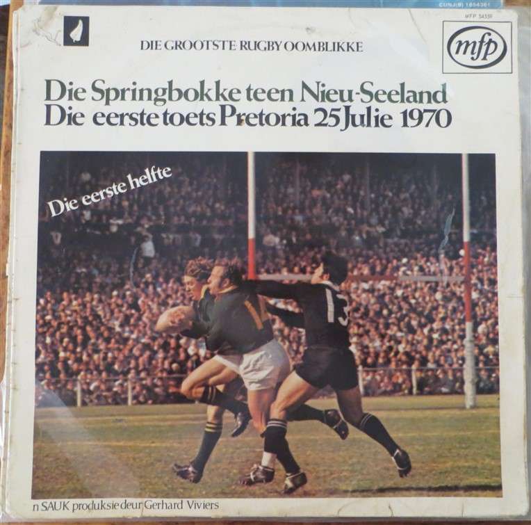 1970 Die Springbokke teen die Nieu Seeland Vinyl LP - VG