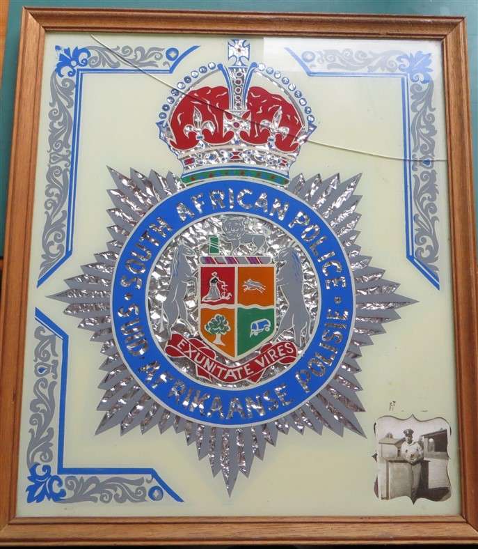 Large SAP Commemorative Plaque/Wall Hanging Framed - Cracked