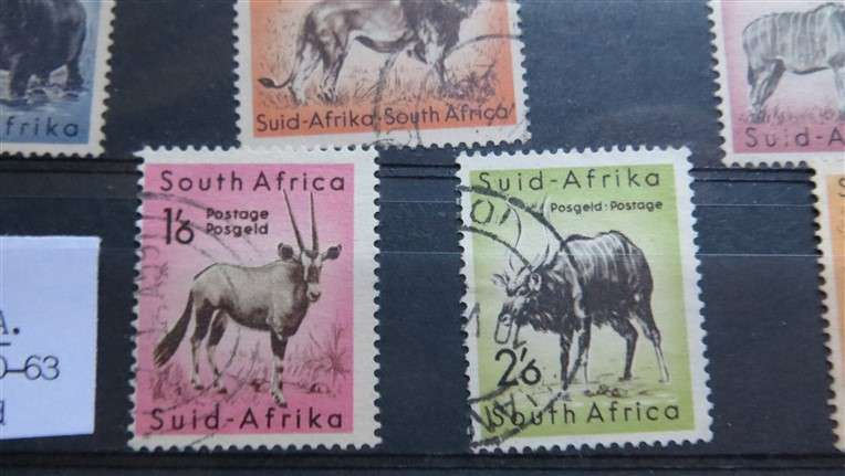 SA Union Definitive Set Fine Used - 1/2d to 10 Shillings