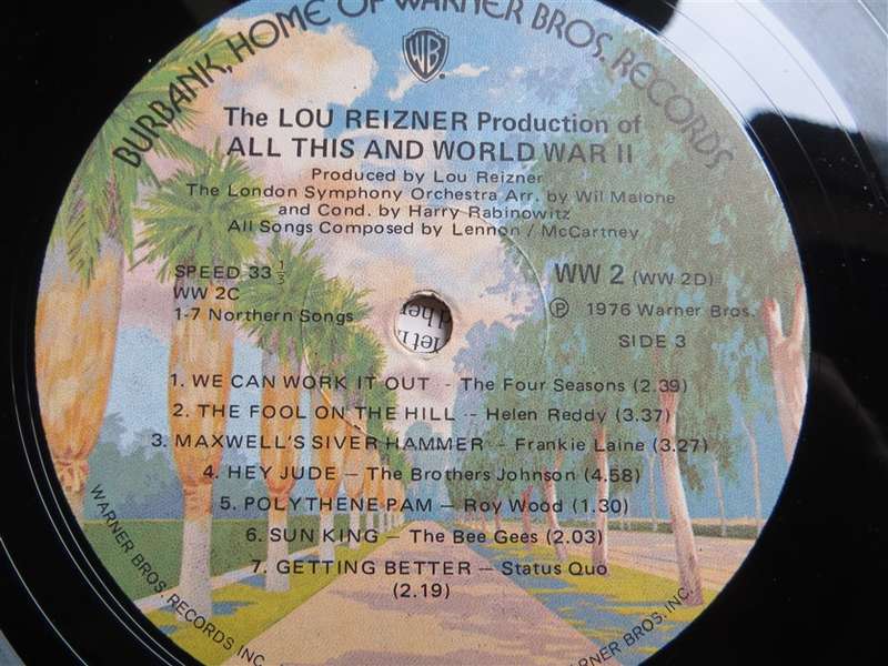 All This & World War II - Vintage Vinyl LP VG