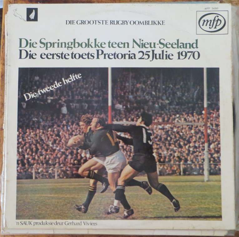 1970 Die Springbokke teen die Nieu Seeland Vinyl LP - VG